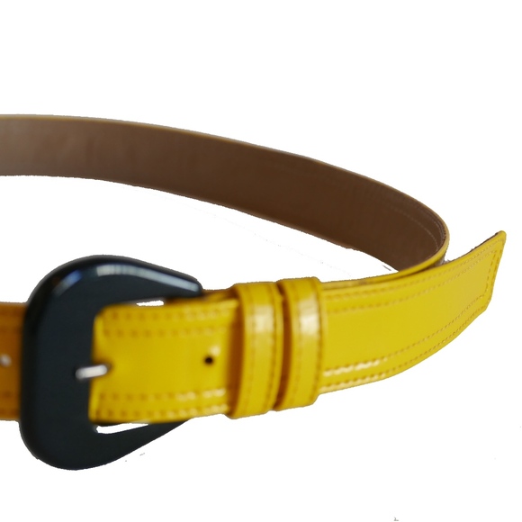 YVES SAINT LAURENT Belt in YELLOW!